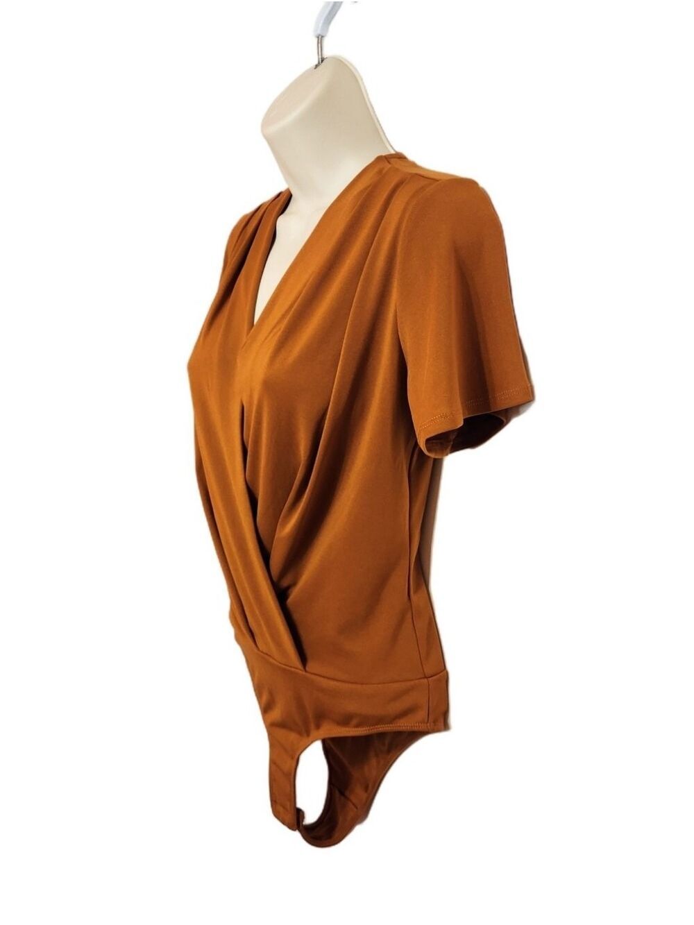 Melrose And Market Bodysuit Rust Orange Small - Picture 3 of 10